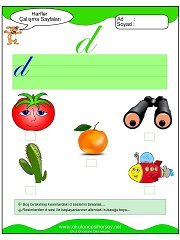 D Sesi Çalışma Sayfaları